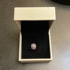 Pink pandora charm